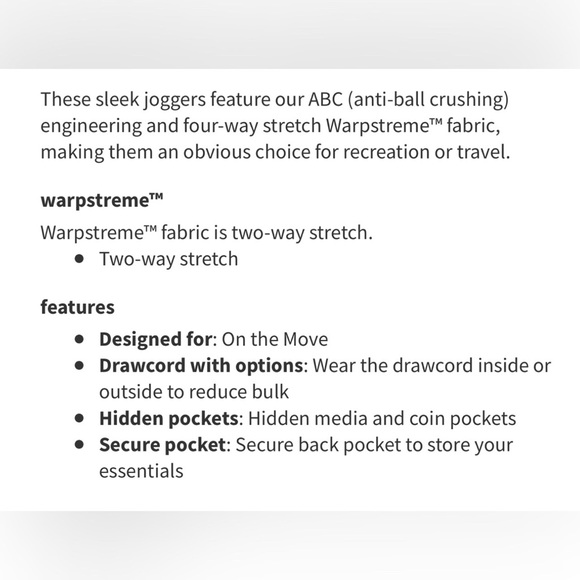 Lululemon ABC Jogger Large Black 29” - Picture 11 of 12